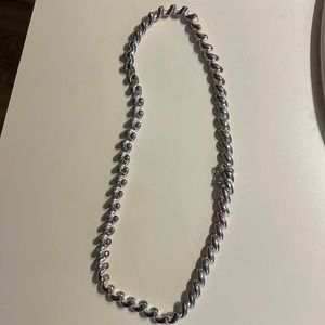 Sterling silver necklace marked 925 Italy